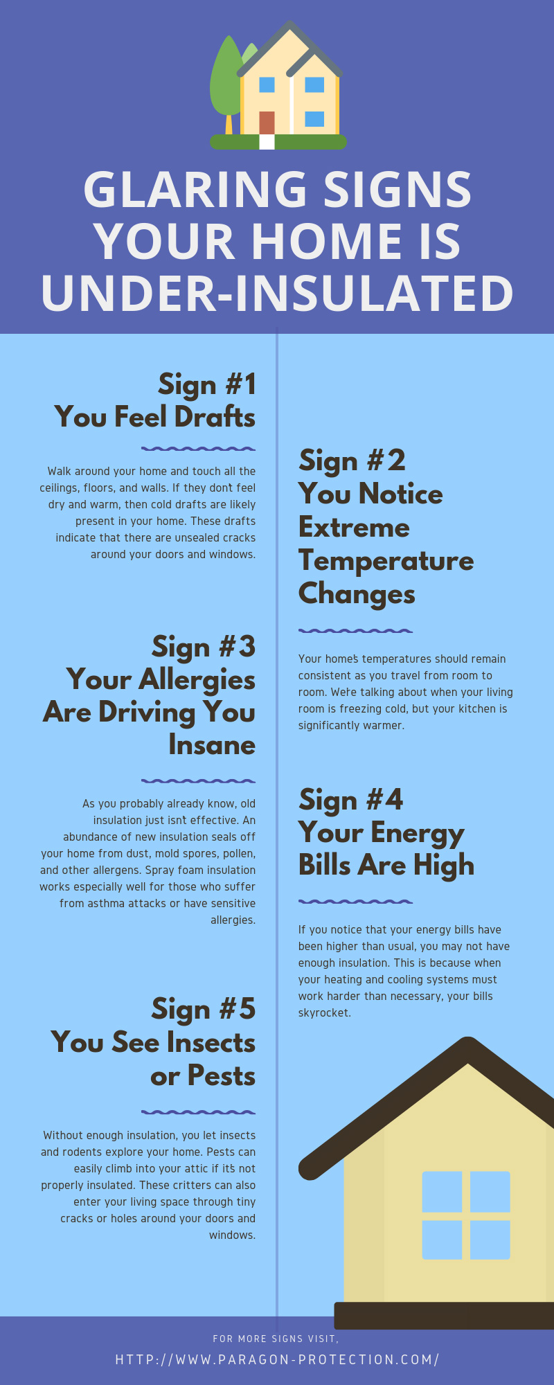 Glaring Signs Your Home is Under-Insulated infographic