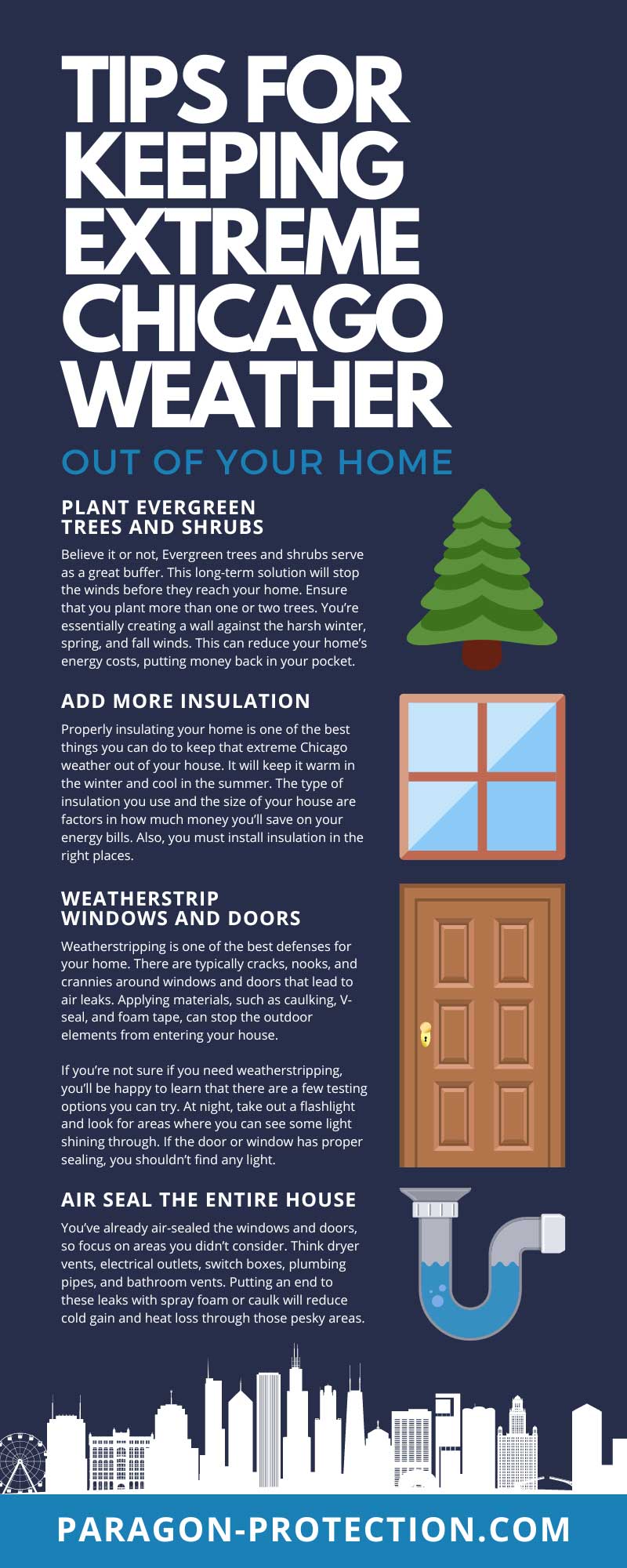 6 Tips for Keeping Extreme Chicago Weather Out of Your Home